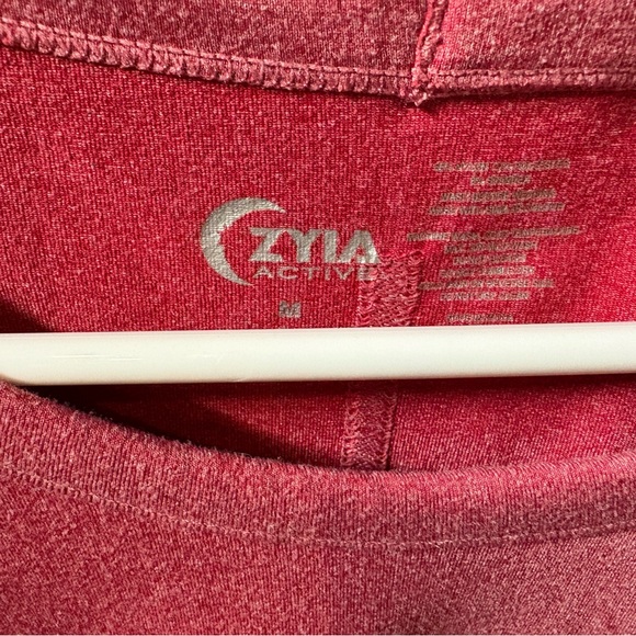 Zyia long sleeve light red athletic top, M - Picture 2 of 2
